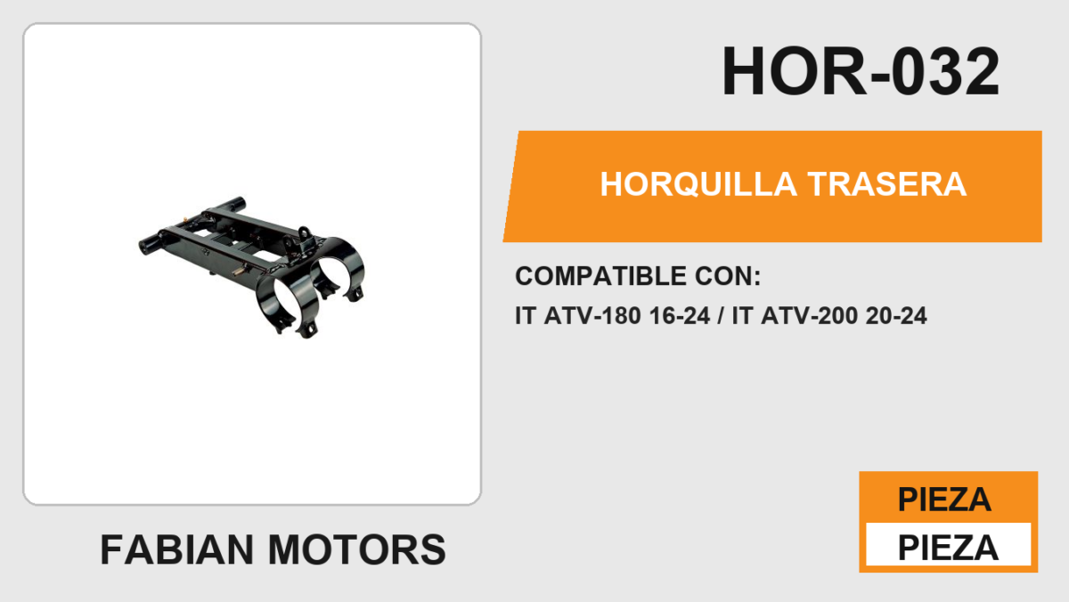 HORQUILLA TRASERA