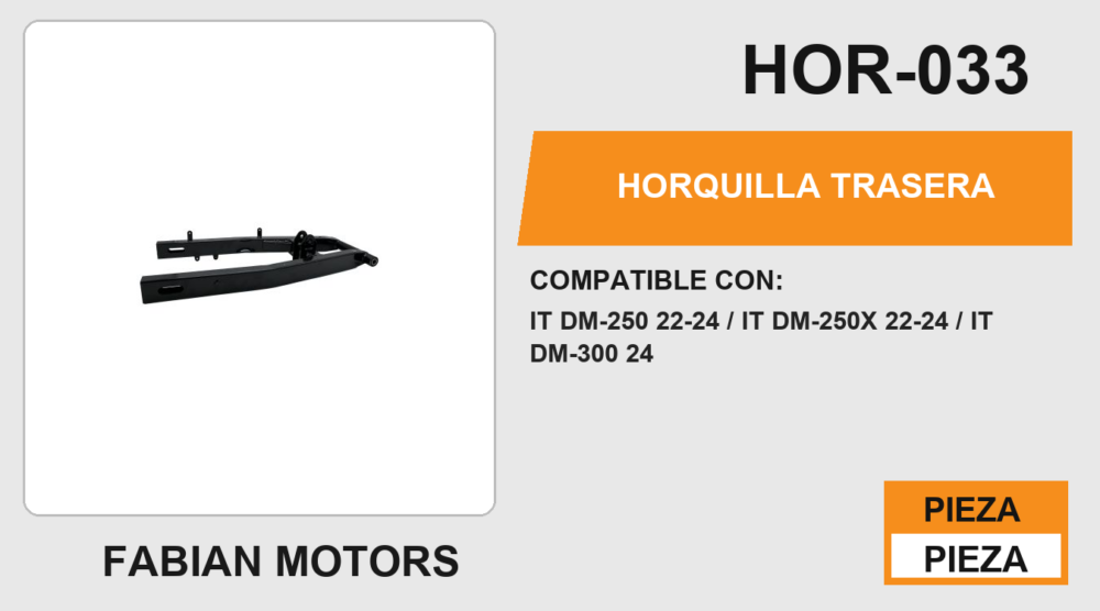 HORQUILLA TRASERA