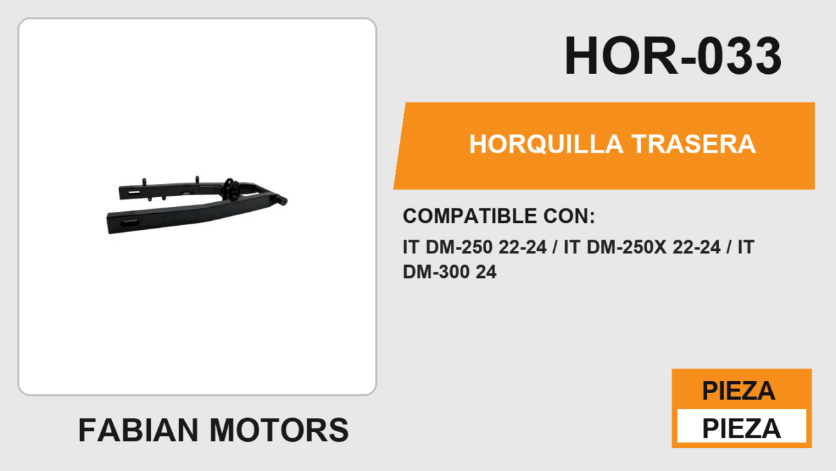 HORQUILLA TRASERA