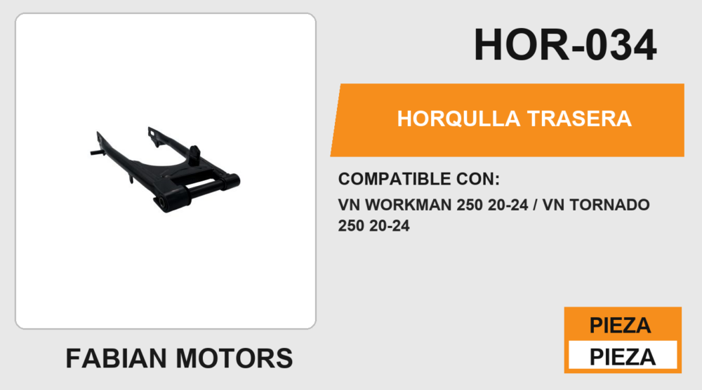 HORQUILLA TRASERA