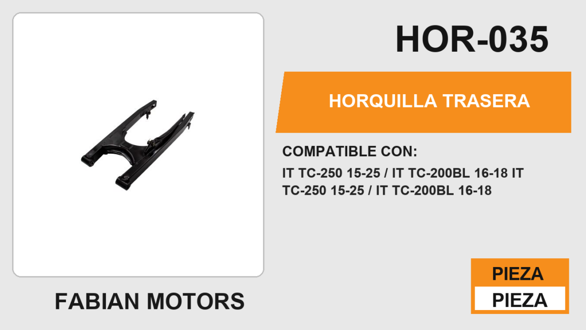 HORQUILLA TRASERA