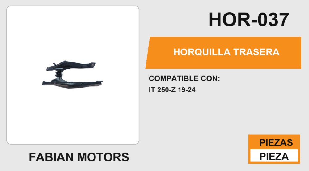 HORQUILLA TRASERA