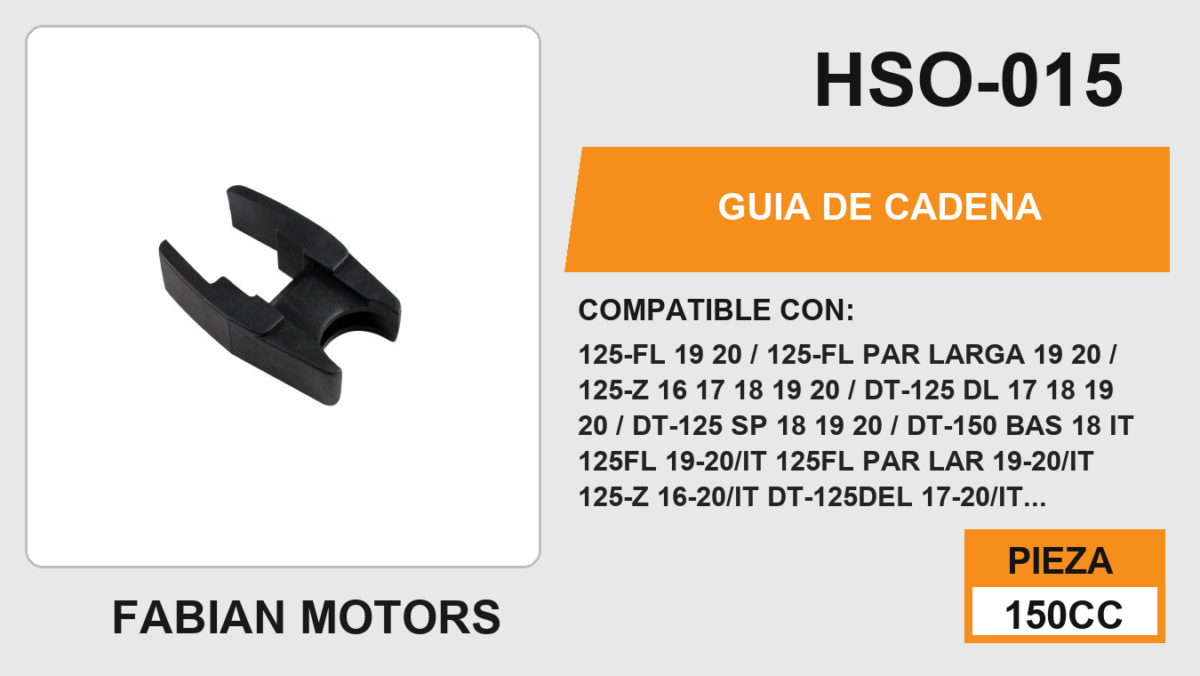 GUIA DE CADENA