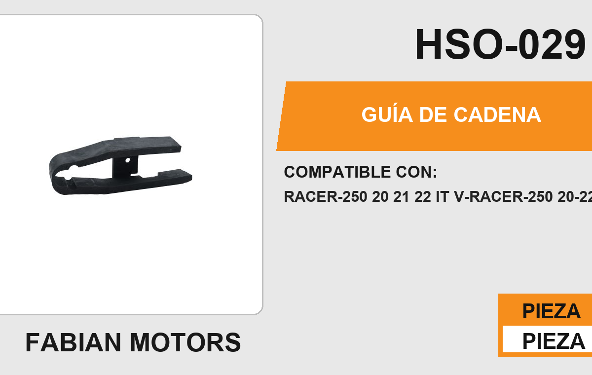 GUÍA DE CADENA