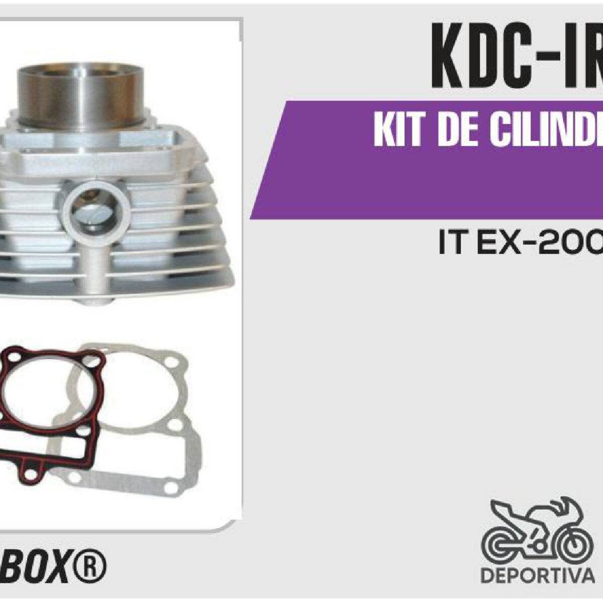 KIT DE CILINDRO PLATA-(KDC) JUEGO: CILINDRO, PERNO, PISTON, ANILLOS, SEGURO, EMPAQUE