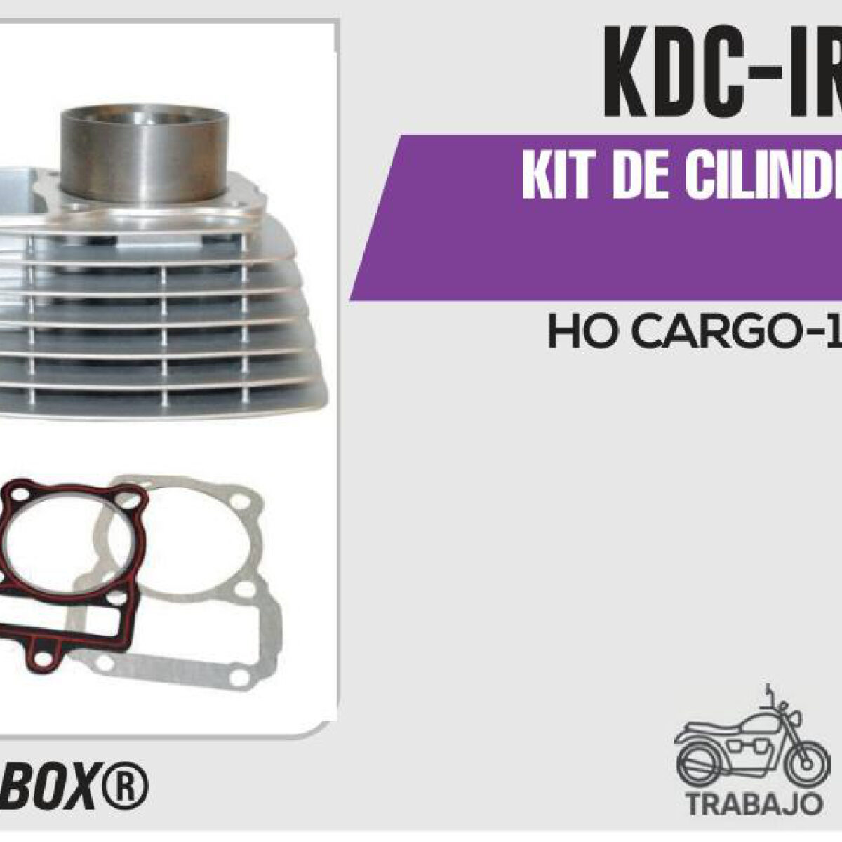 KIT DE CILINDRO PLATA-(KDC) JUEGO: CILINDRO, PERNO, PISTON, ANILLOS, SEGURO, EMPAQUE