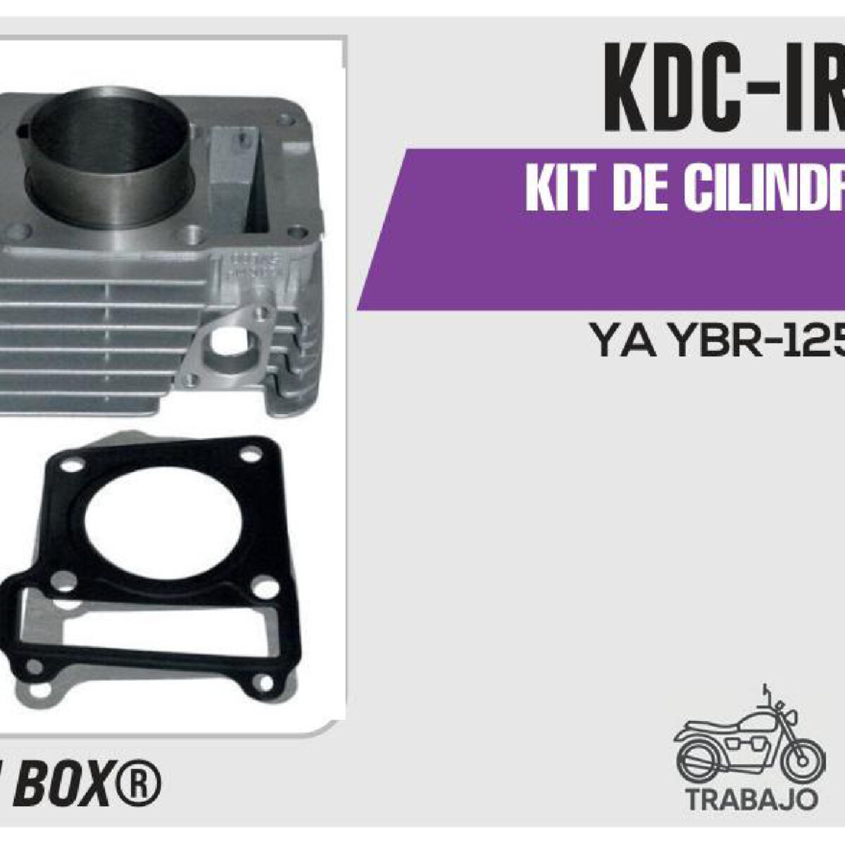 KIT DE CILINDRO PLATA-(KDC) JUEGO: CILINDRO, PERNO, PISTON, ANILLOS, SEGURO, EMPAQUE