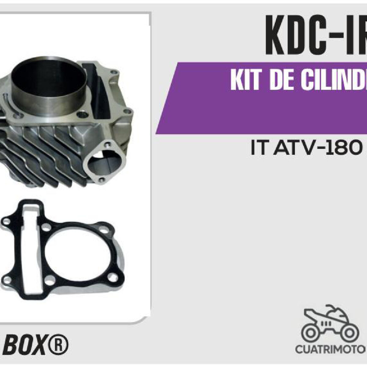 KIT DE CILINDRO PLATA-(KDC) JUEGO: CILINDRO, PERNO, PISTON, ANILLOS, SEGURO, EMPAQUE
