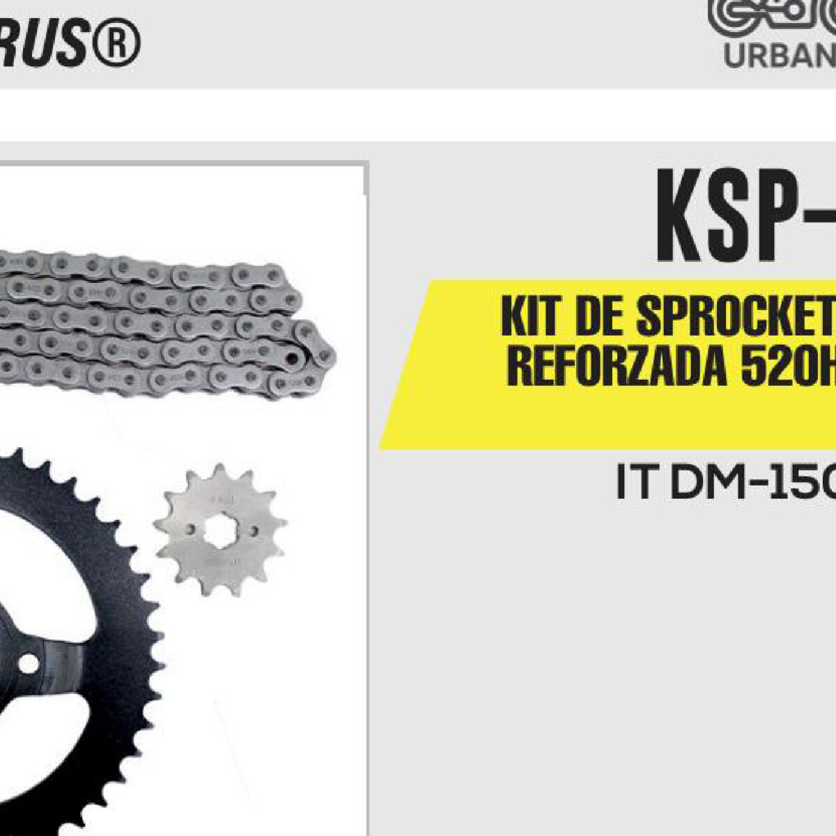 KIT DE SPROCKET CADENA REFORZADA 520H-108L SPROCKET 45T/13T