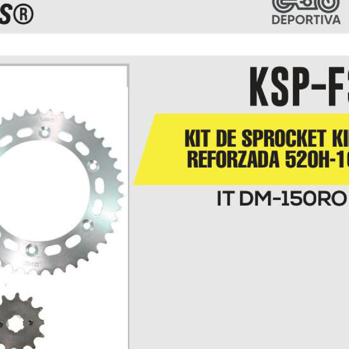 KIT DE SPROCKET CADENA REFORZADA 520H-102L 42T/13T