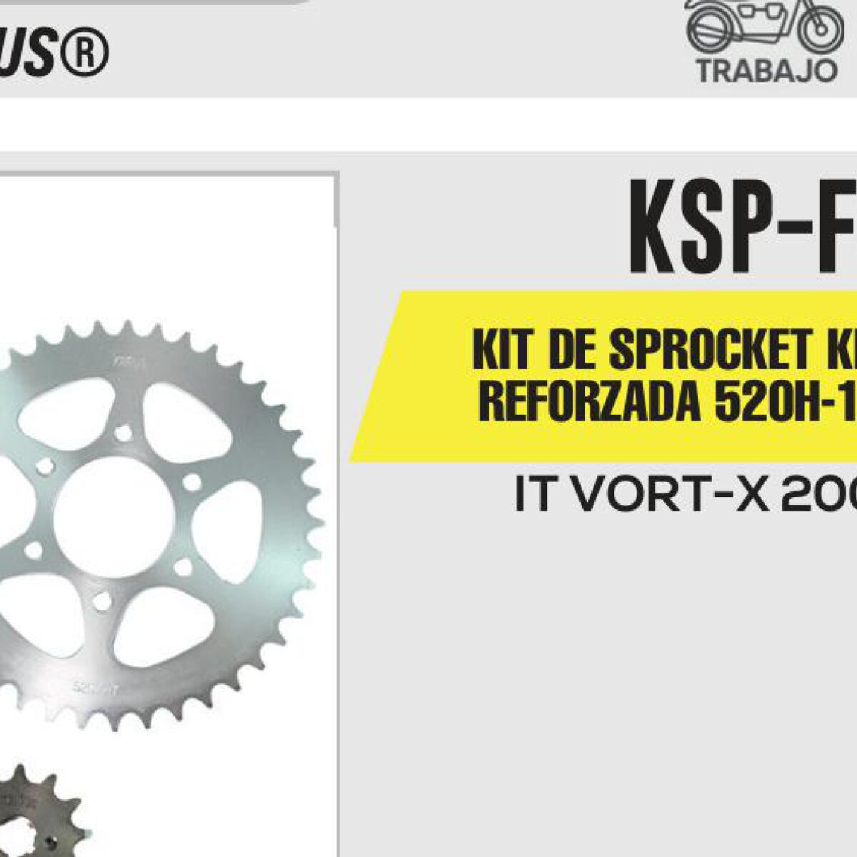 KIT DE SPROCKET CADENA REFORZADA 520H-108L SPROCKET 41T/13T
