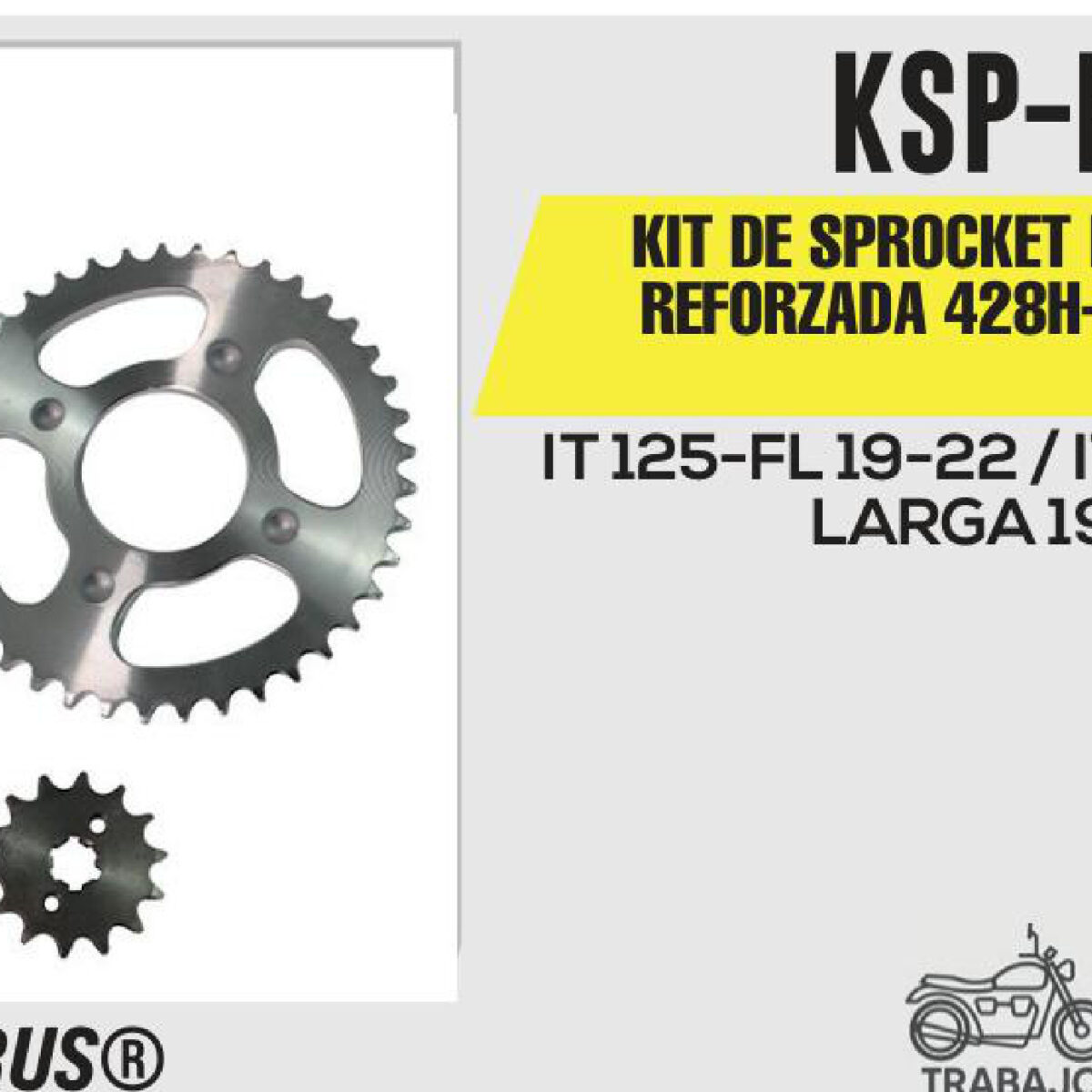 KIT DE SPROCKET CADENA REFORZADA 428H-104L 41T/14T
