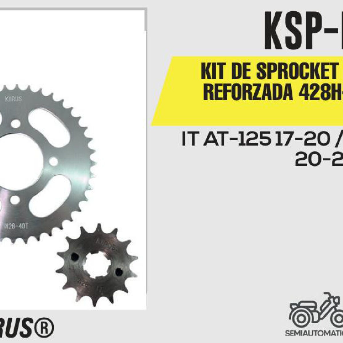 KIT DE SPROCKET CADENA REFORZADA 428H-112L 36T/14T