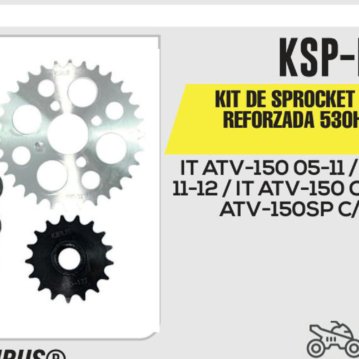 KIT DE SPROCKET CADENA REFORZADA 530H-76L 32T/17T