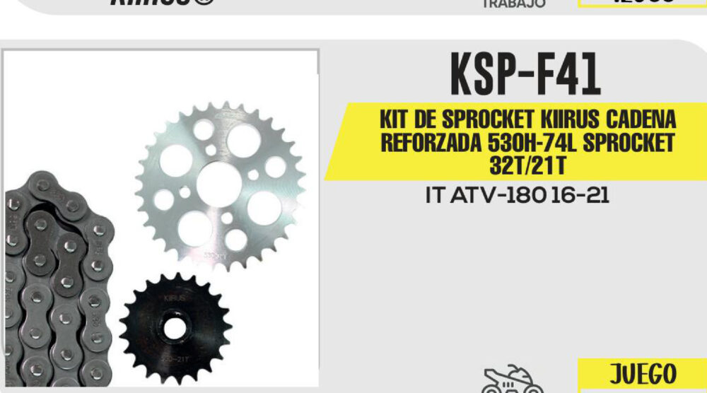 KIT DE SPROCKET CADENA REFORZADA 530H-76L 32T/21T