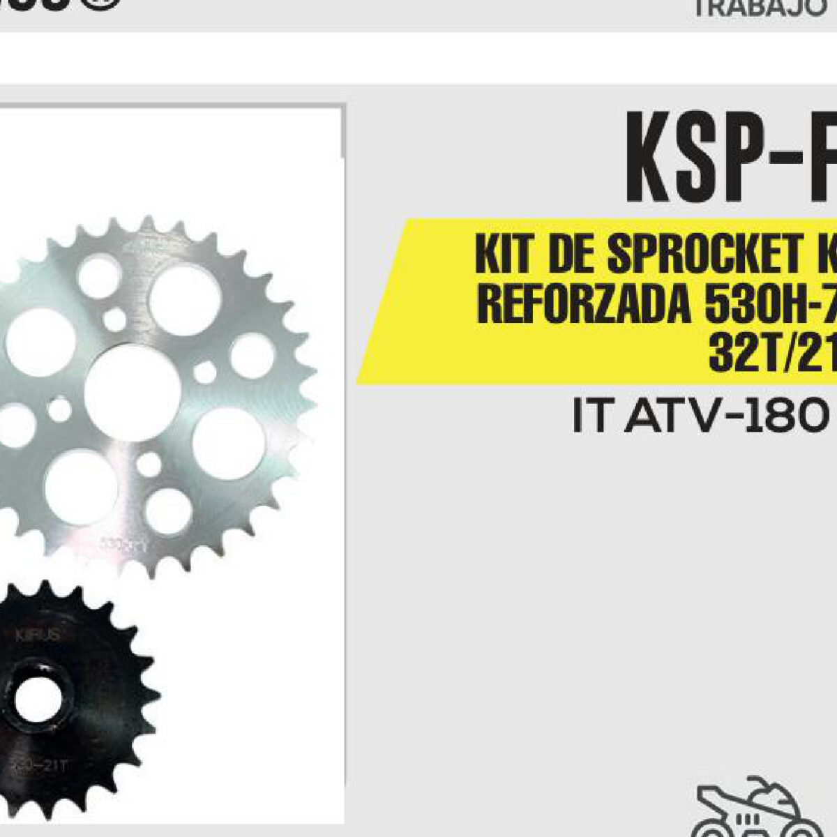 KIT DE SPROCKET CADENA REFORZADA 530H-76L 32T/21T