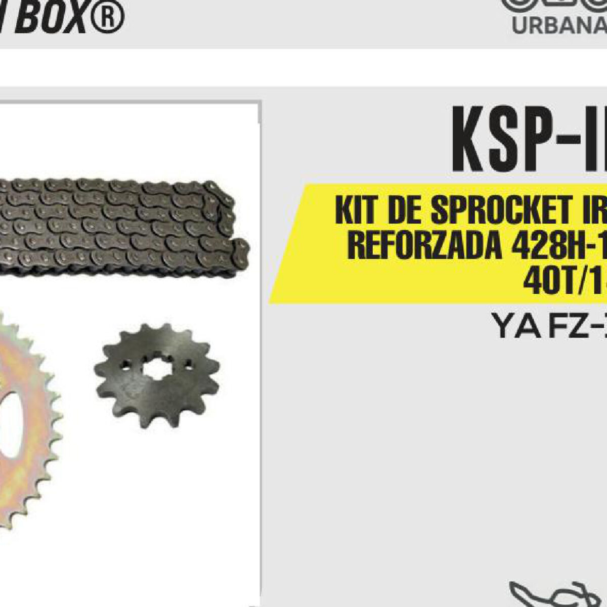 KIT DE SPROCKET CADENA REFORZADA 428H-136L SPROCKET 40T/14T