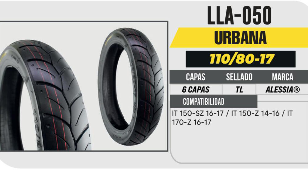 110/80-17 6 CAPAS NO USA CAMARA (TT)