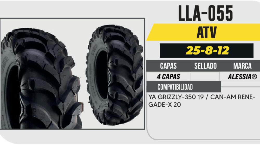 25/8-12 PARA CUATRIMOTO 4PR P341