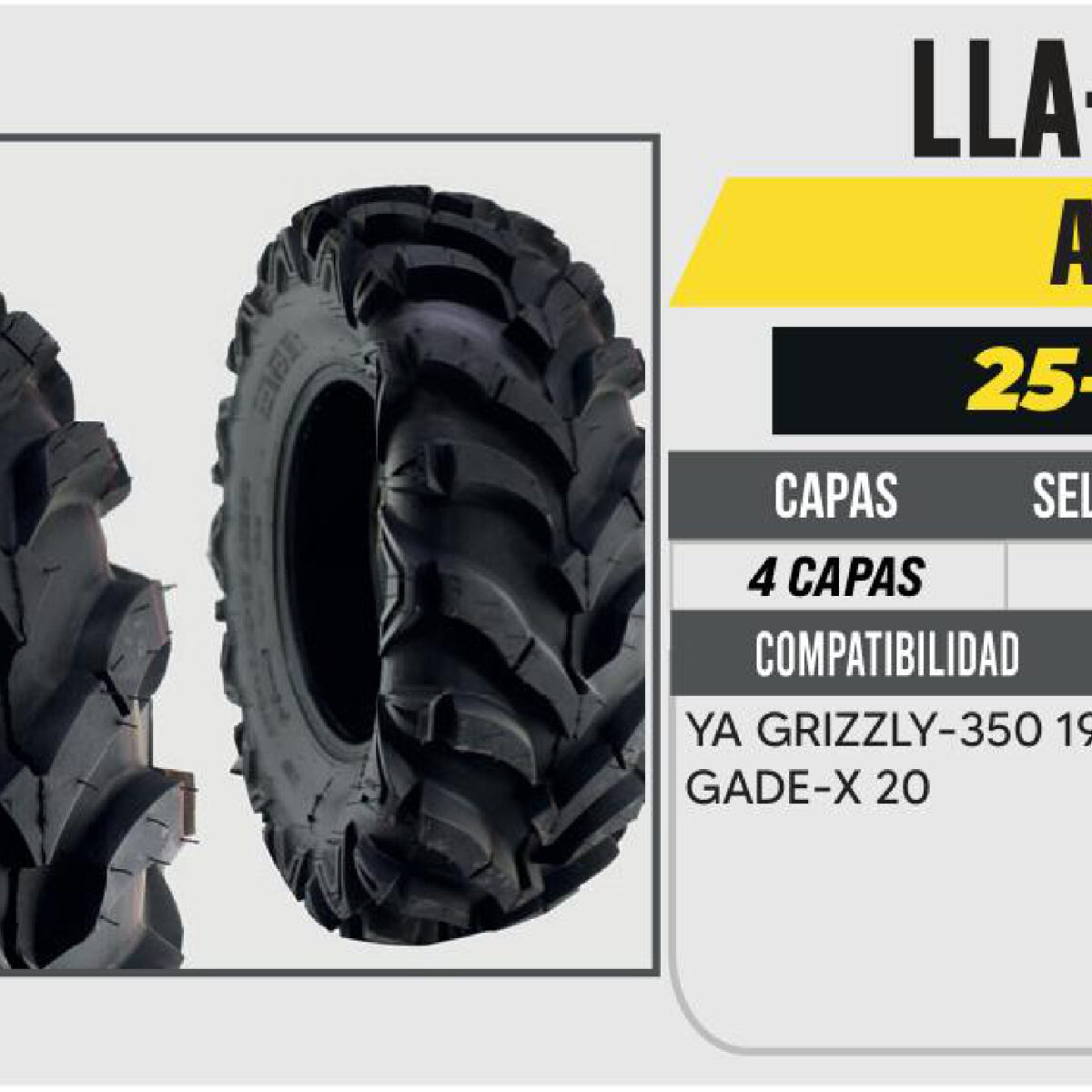 25/8-12 PARA CUATRIMOTO 4PR P341