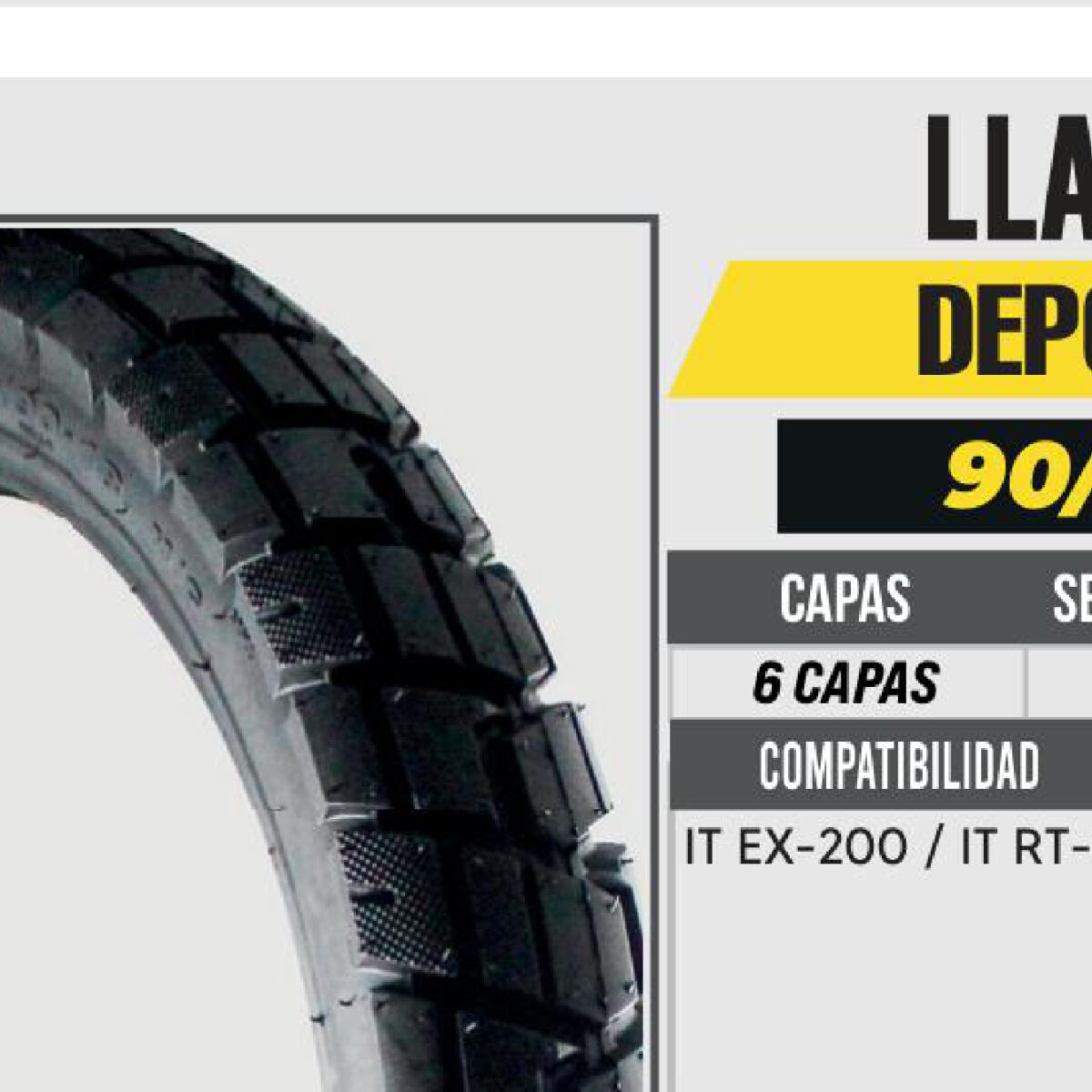 90/90-18 6 CAPAS PG083/21A USA CAMARA (TT)
