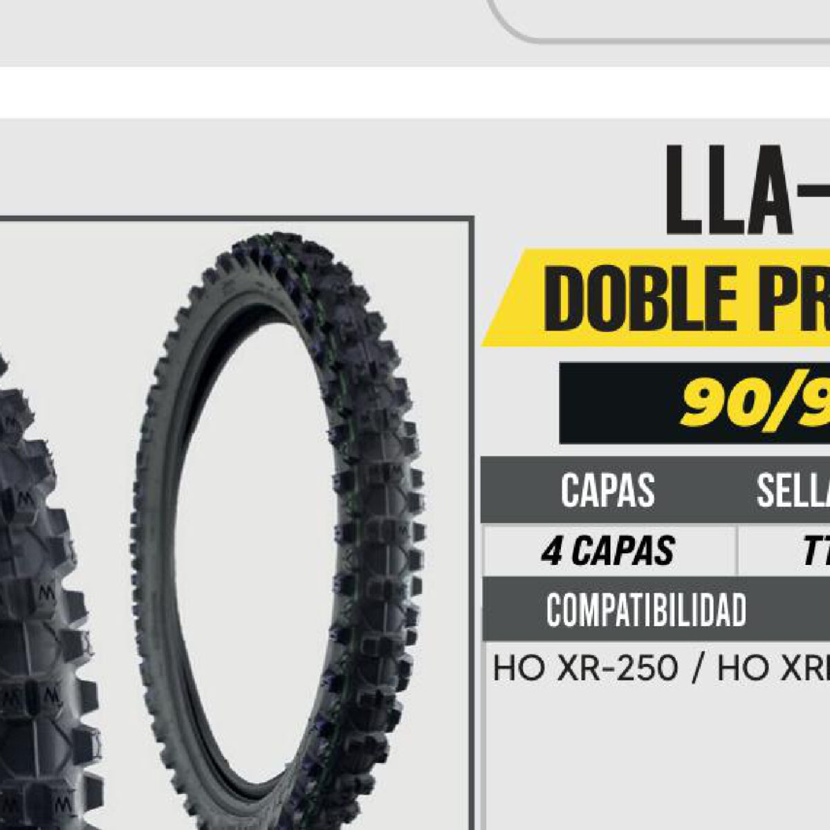 90/90-21 4 CAPAS PG18T USA CAMARA (TT)