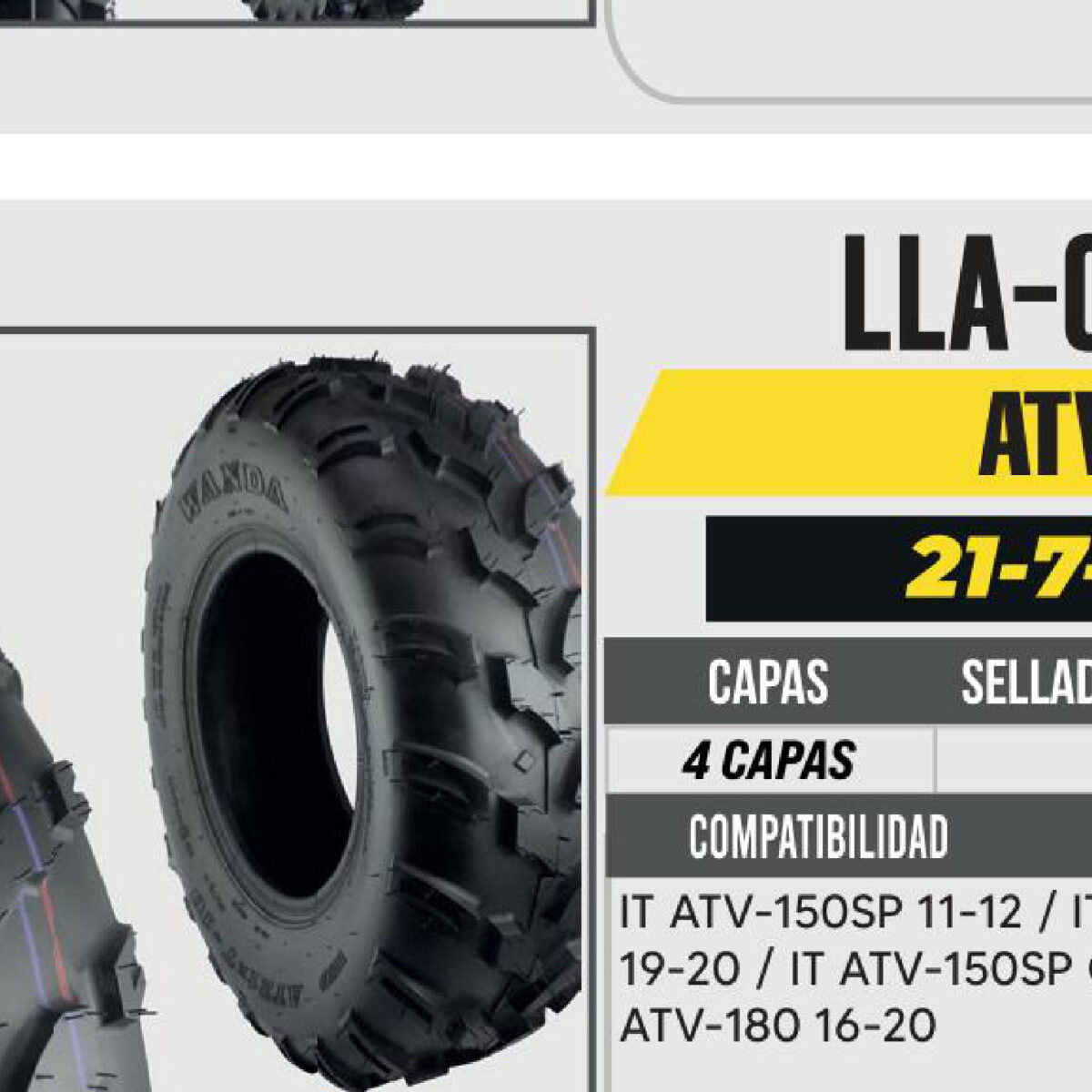 21/7-10 PARA CUATRIMOTO 4PR P361