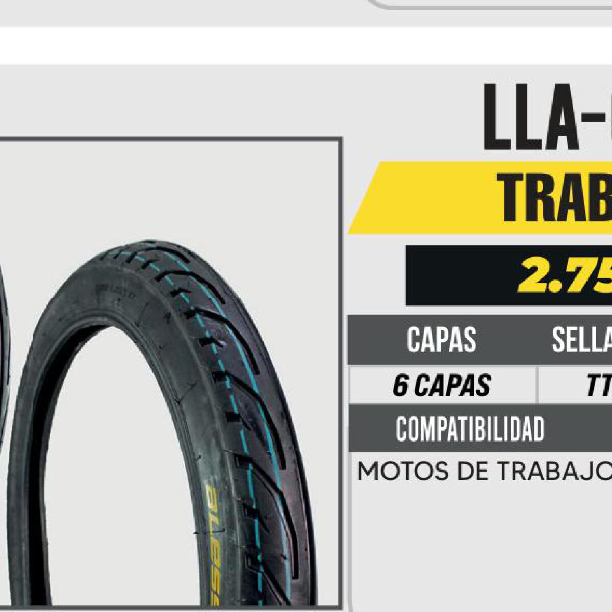 2.75-17 6 CAPAS A226 CALLE USA CAMARA (TT)