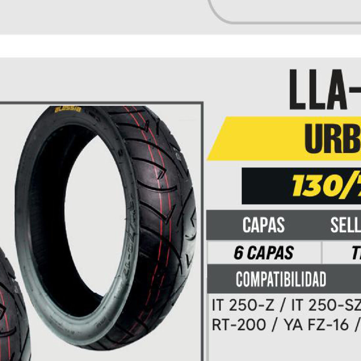 130/70-17 6 CAPAS A433 CALLE NO USA CAMARA (TL)