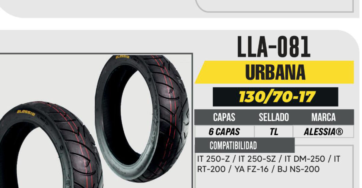 130/70-17 6 CAPAS A433 CALLE NO USA CAMARA (TL)