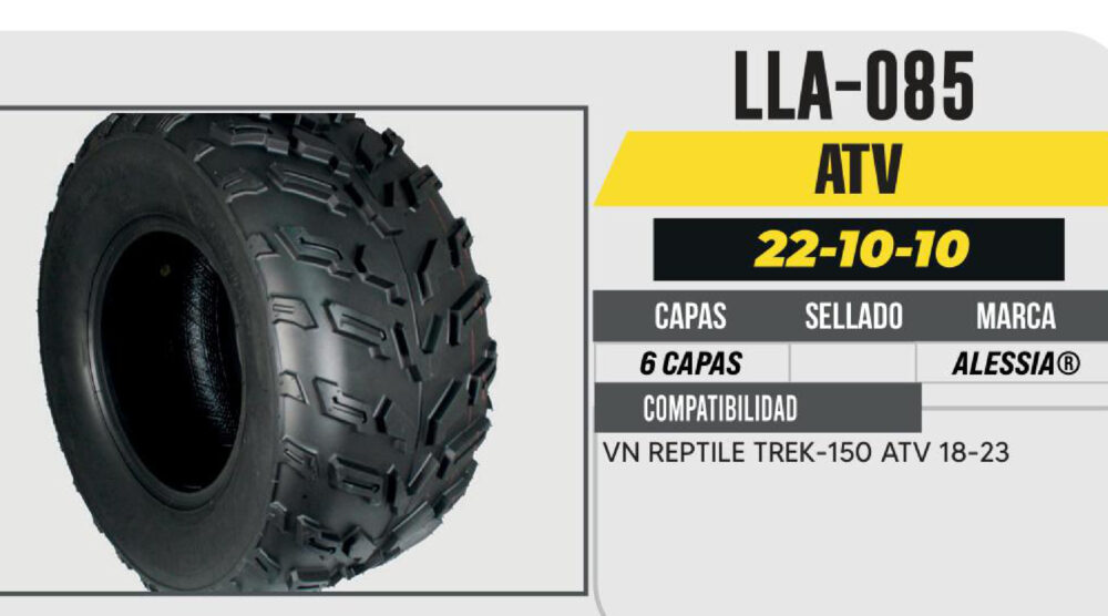 22/10-10 TRASERA PARA CUATRIMOTO 4PR P3127