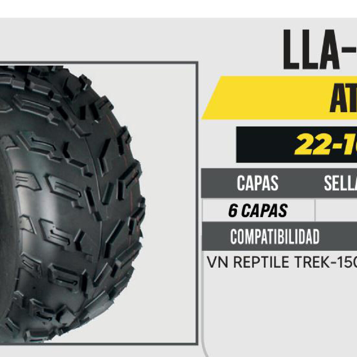 22/10-10 TRASERA PARA CUATRIMOTO 4PR P3127