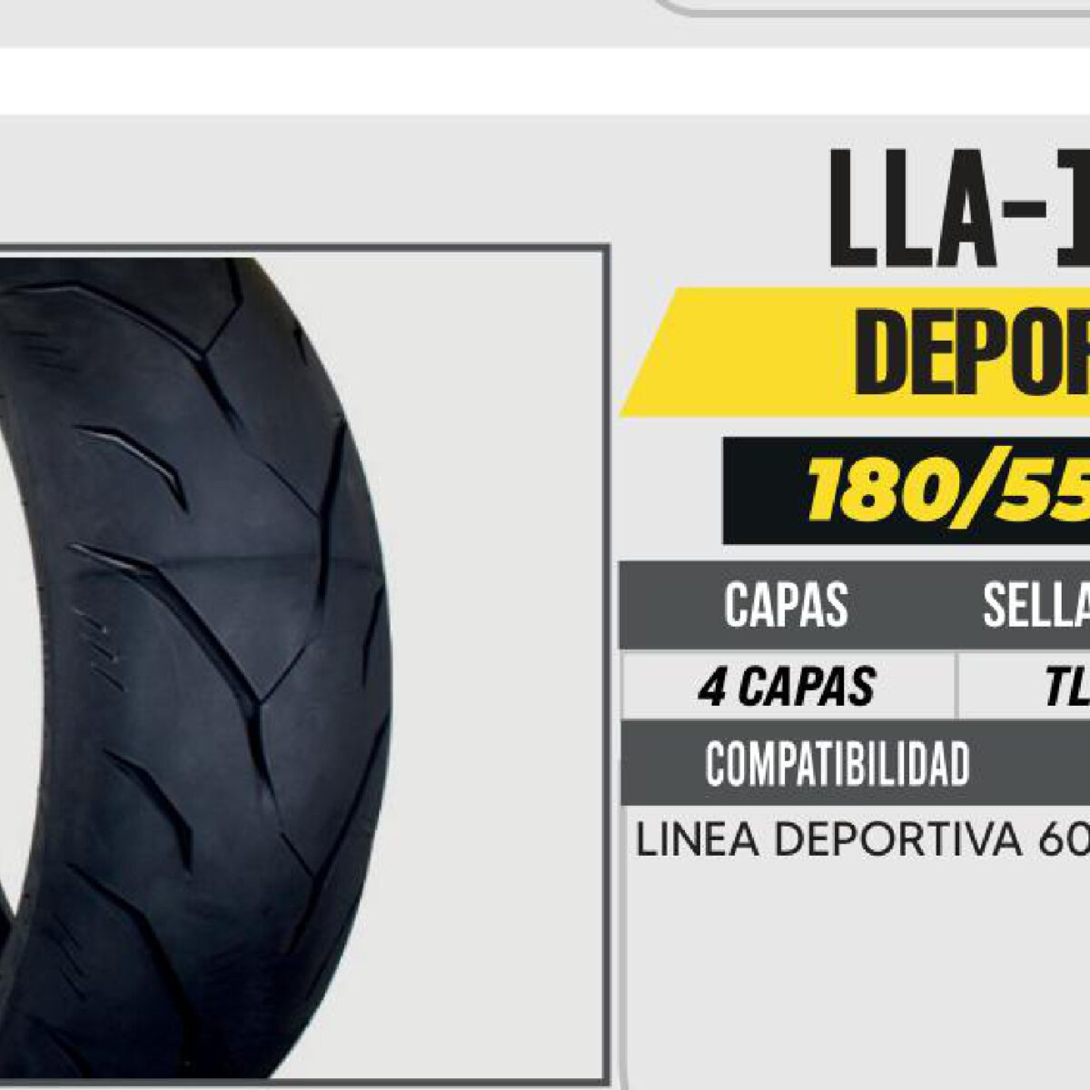 180/55-ZR17 CST 4 CAPAS CM-S1 CALLE NO USA CAMARA (TL) TRASERA