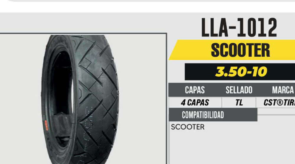 3.50-10 CST 4 CAPAS CM899 CALLE NO USA CAMARA (TL)