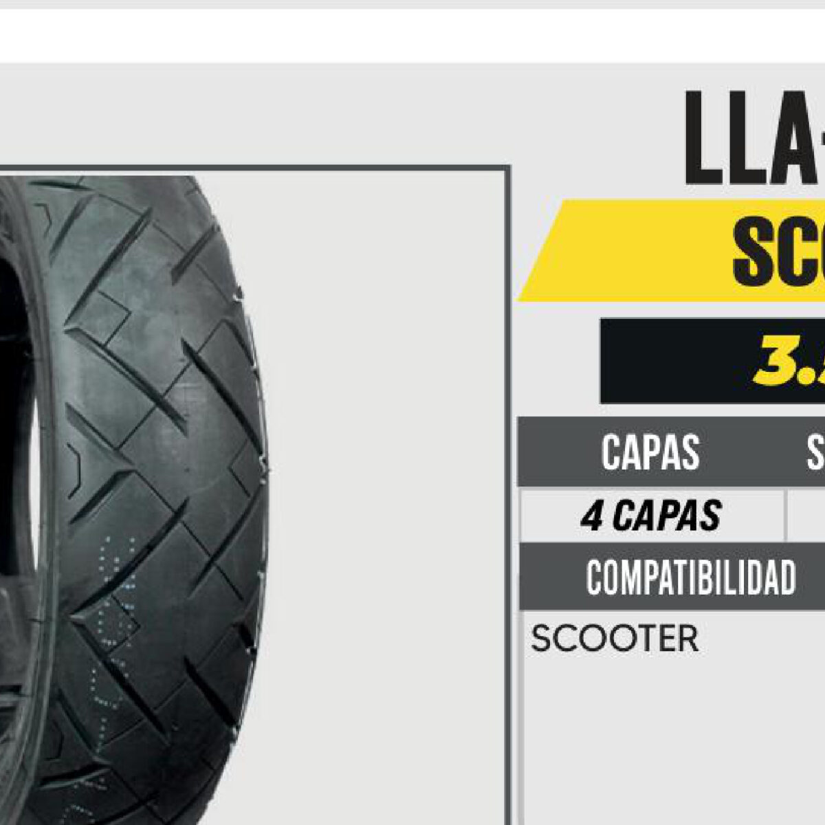 3.50-10 CST 4 CAPAS CM899 CALLE NO USA CAMARA (TL)