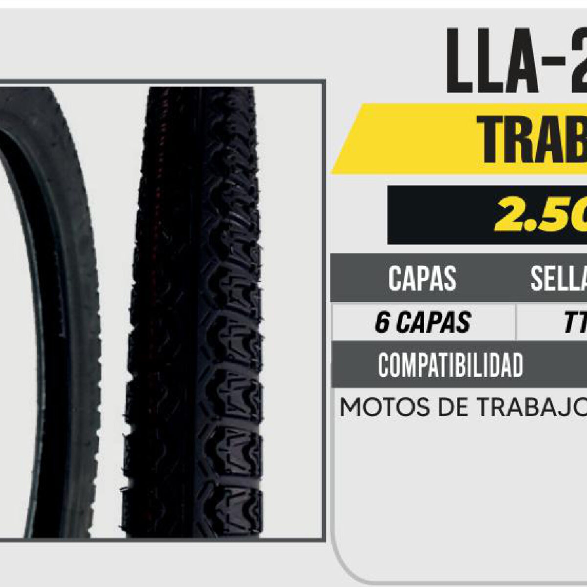 2.50-18 6 CAPAS A321 CALLE USA CAMARA (TT)