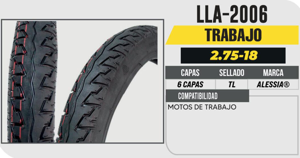 2.75-18 6 CAPAS A339 CALLE NO USA CAMARA (TL)