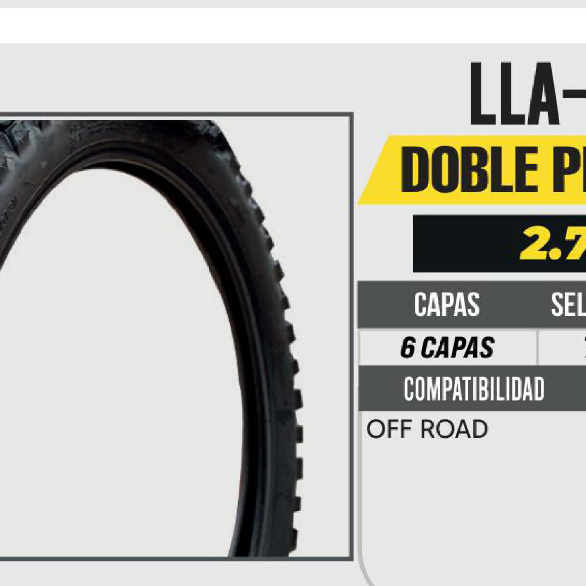 2.75-21 6 CAPAS A411 DOBLE PROPOSITO USA CAMARA (TT)