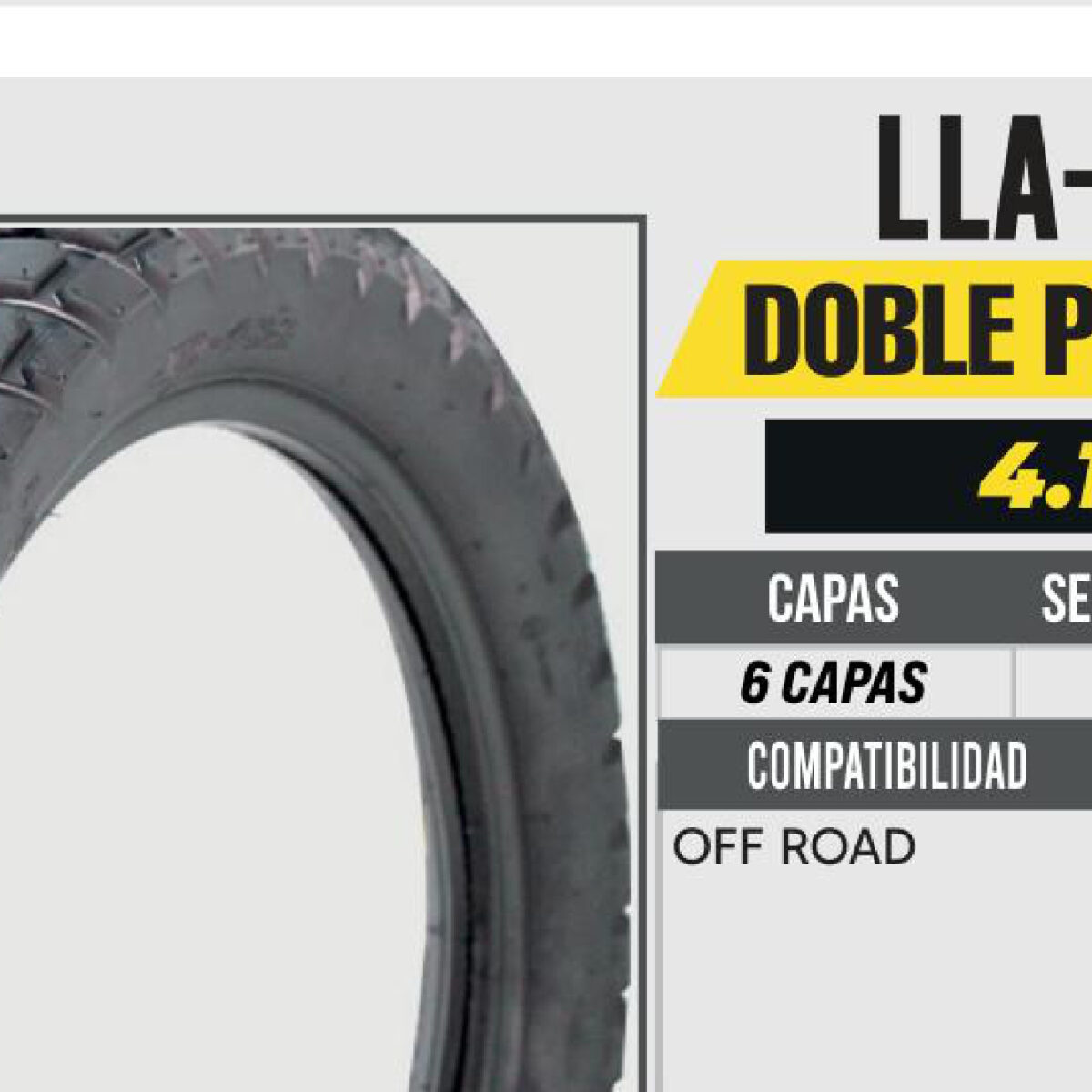 4.10-18 6 CAPAS A438 DOBLE PROPOSITO USA CAMARA (TT)