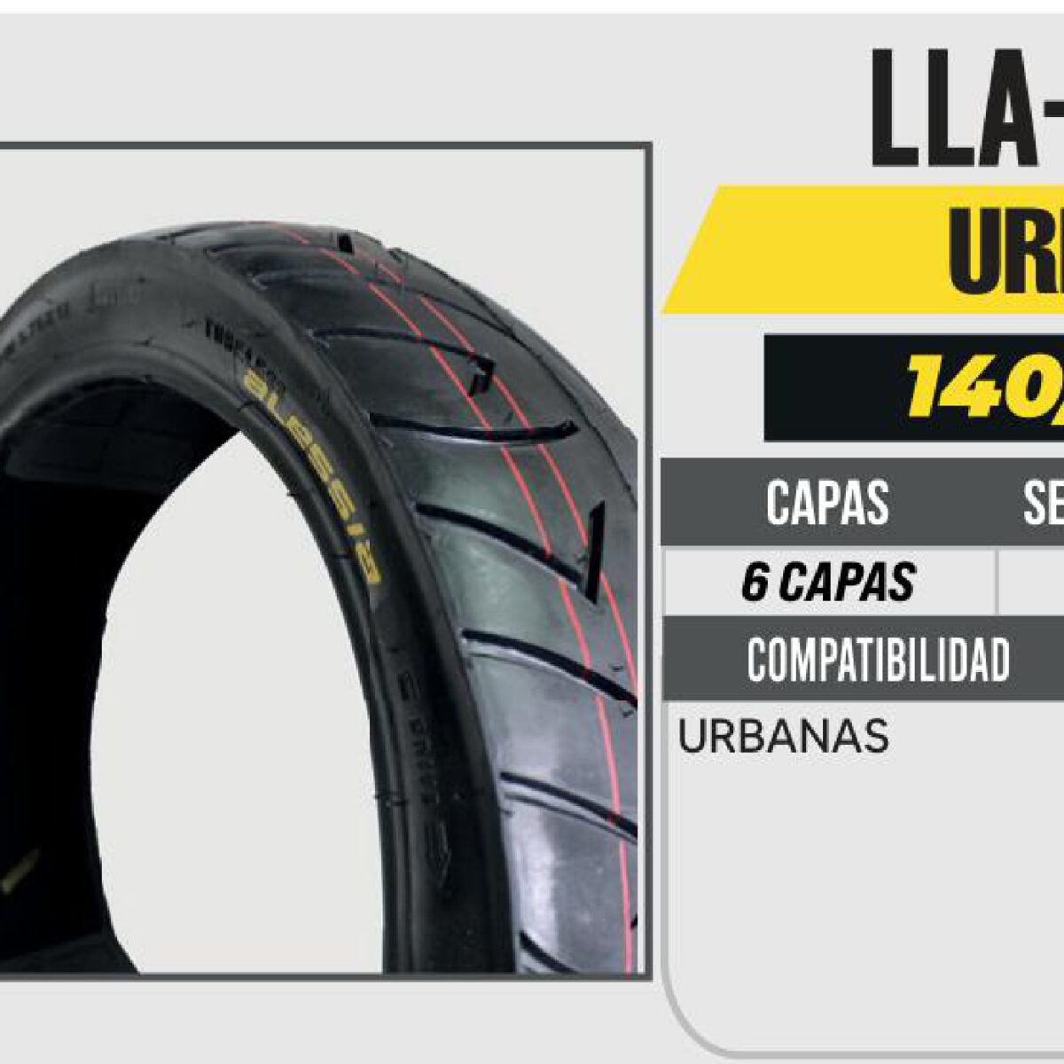 140/70-17 6 CAPAS A433 CALLE NO USA CAMARA (TL)