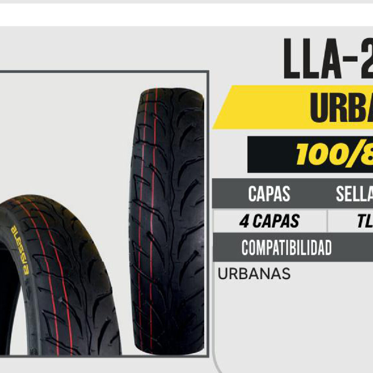100/80-17 4 CAPAS P99 CALLE NO USA CAMARA (TL)