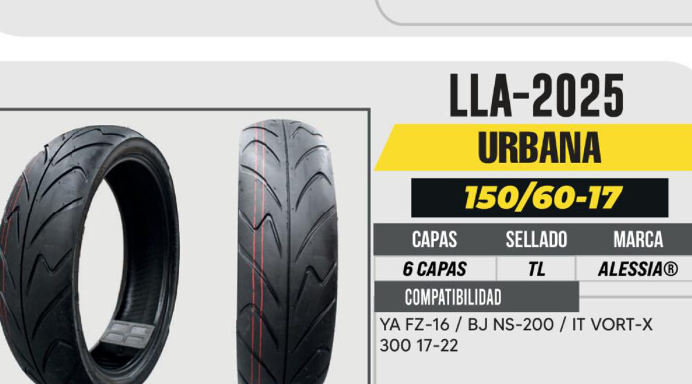 150/60-17 6 CAPAS USA CAMARA (TT)