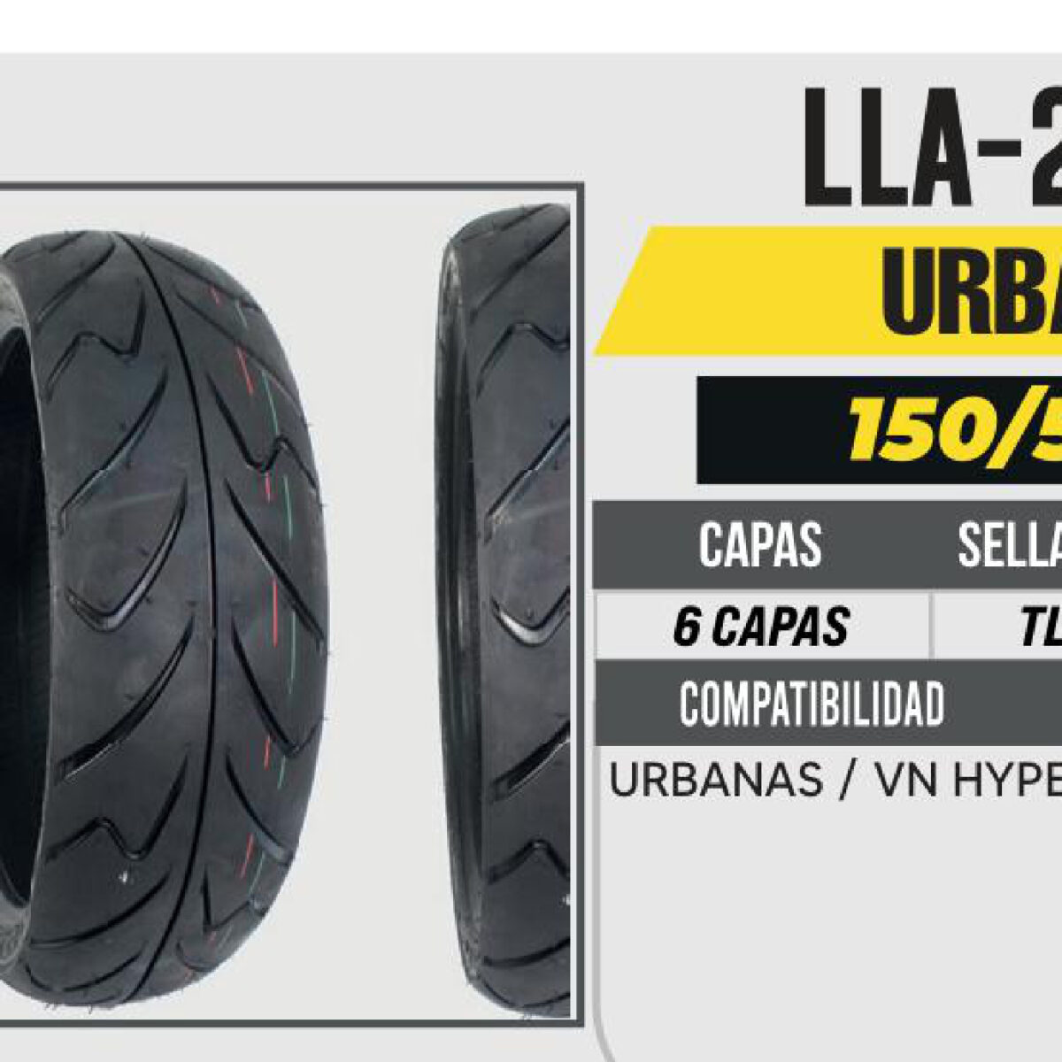 150/55-17 6 CAPAS 812 CALLE NO USA CAMARA