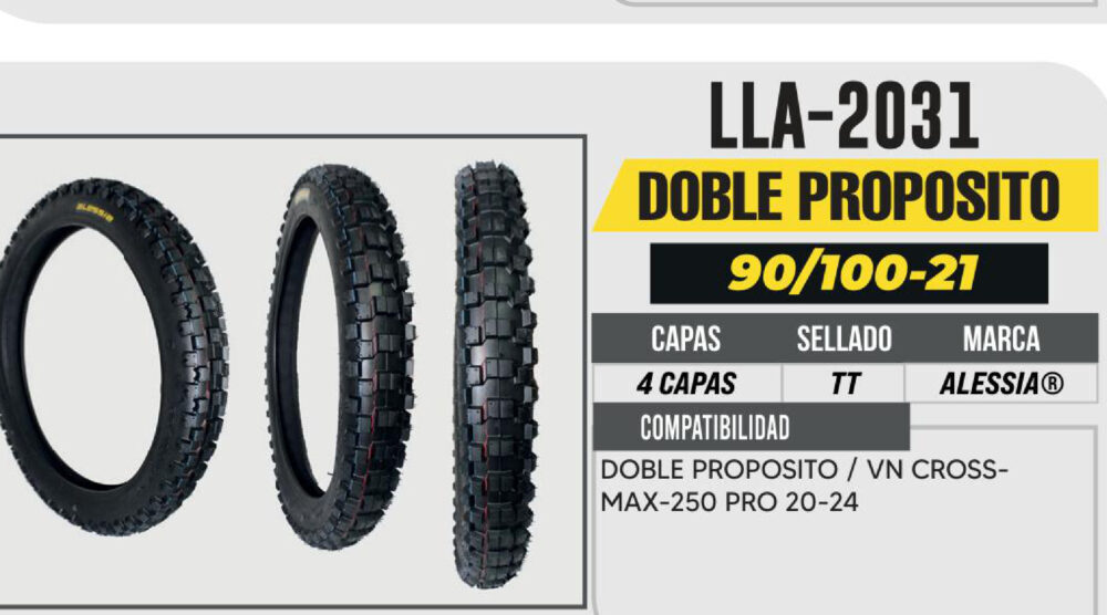 90/100-21 4 CAPAS 445 CALLE USA CAMARA