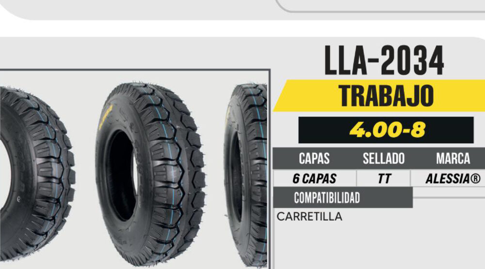 4.00-18 6 CAPAS P235 TRABAJO USA CAMARA (TT)