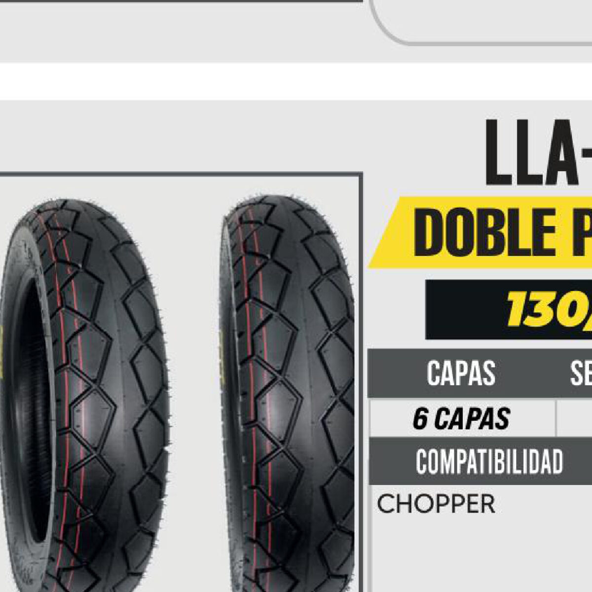 130/90-16 6 CAPAS P309 CHOPPER NO USA CAMARA (TL)
