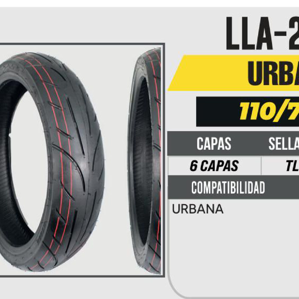 110/70-17 6 CAPAS P292 URBANA NO USA CAMARA (TL)