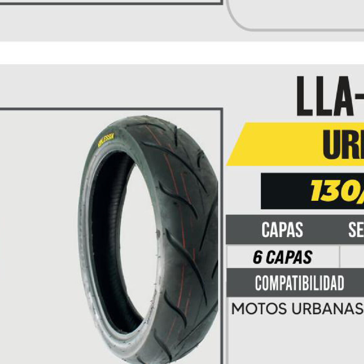 130/70-17 TRASERA 6 CAPAS P806 URBANA SIN CAMARA (TL)