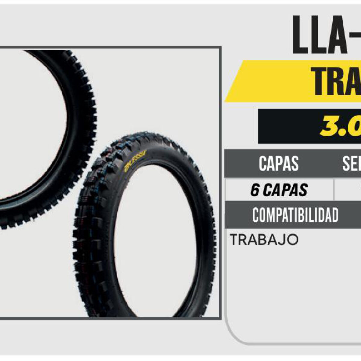 3.00-18 6 CAPAS P344 TRABAJO USA CAMARA (TT)