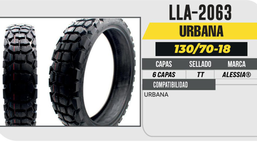 130/70-18 6 CAPAS P443 CAFÉ RACER USA CAMARA (TT)